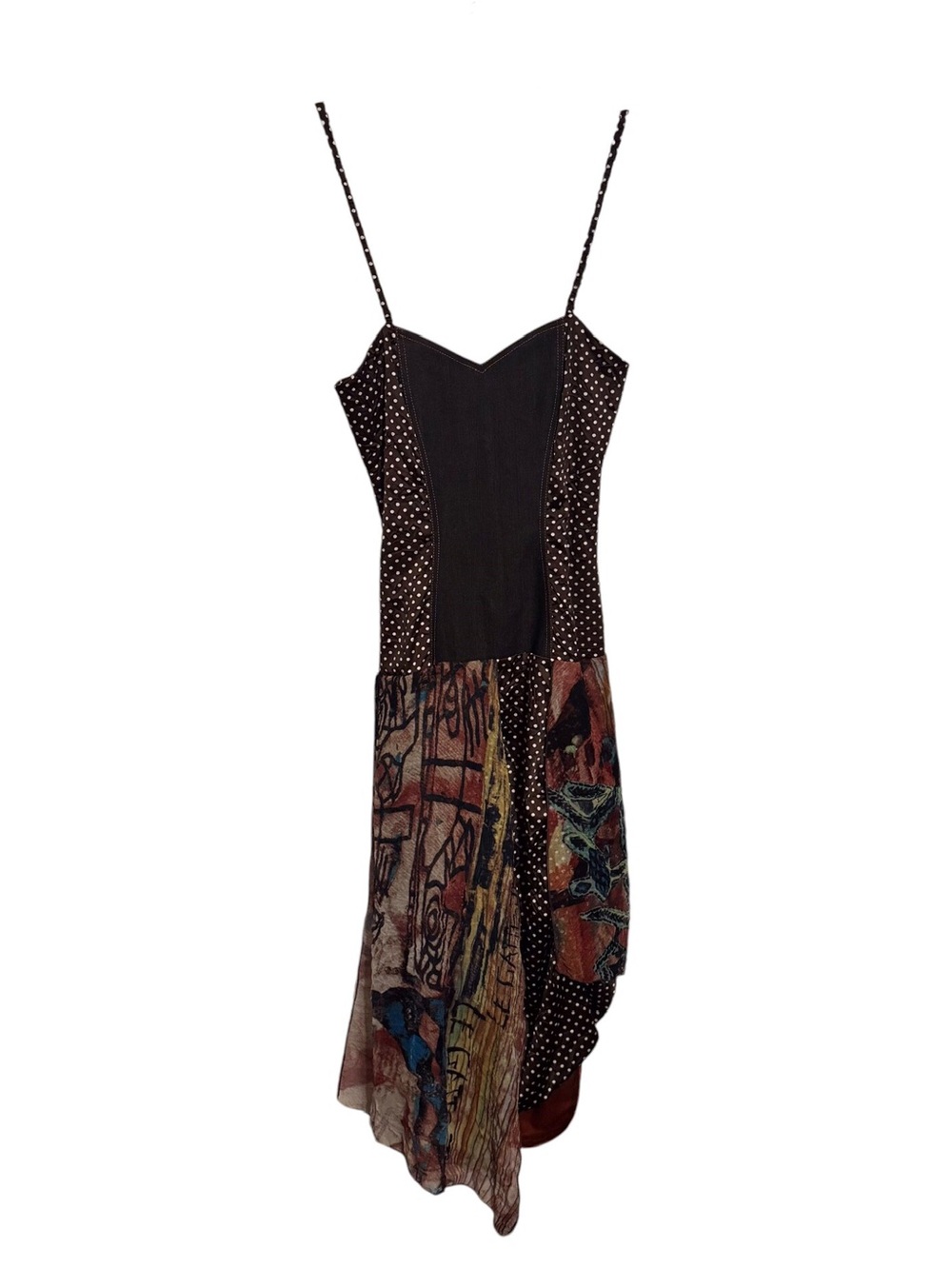 Legatte Save The Queen 1 Small Vintage Fairy Dress Y2K Artsy Abstract Italy Geo